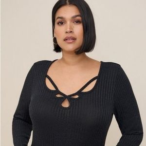 Torrid Strappy Blouse